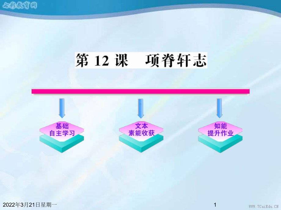 语文1语文版第15课(项脊轩志示例)精品资料课件.ppt_第1页