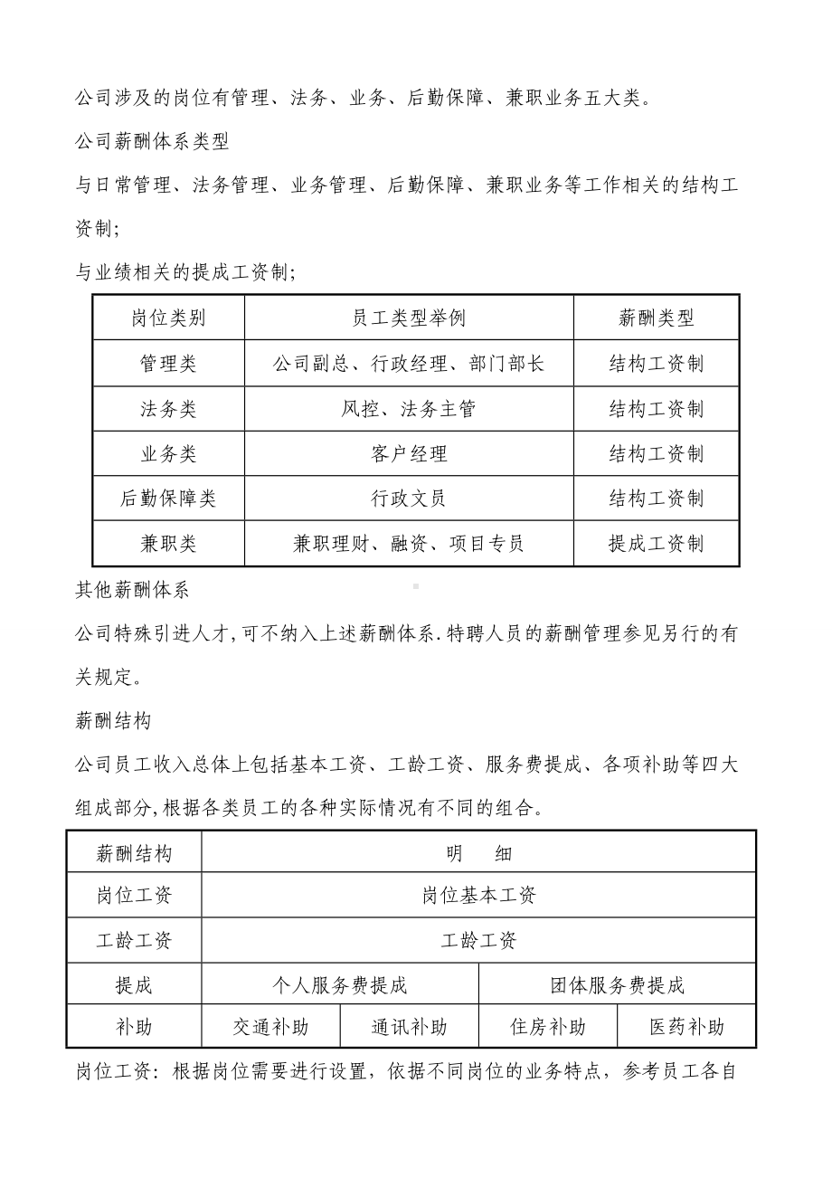 薪酬管理制度适用范围本方案适用于我公司.doc_第2页