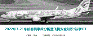 2022年3.21东航客机事故解读及空难自救安全知识培训课件PPT.pptx