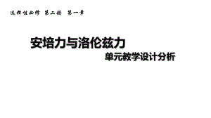 第一章安培力与洛伦兹力单元教学设计ppt课件-（2019） 新人教版高中物理高二下学期选择性必修二.ppt