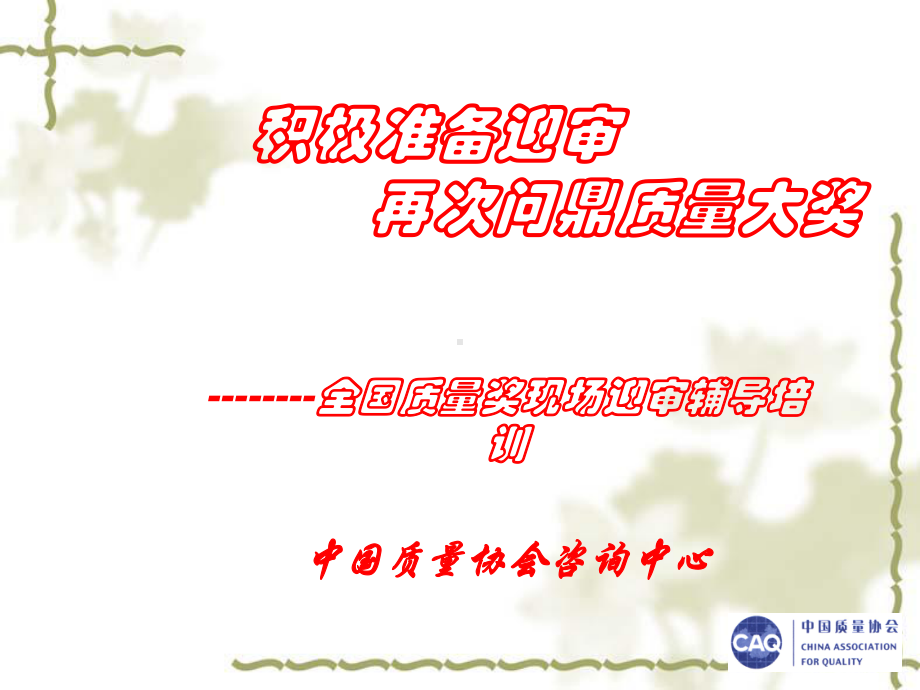 质量奖现场迎审指导.ppt课件.ppt_第1页