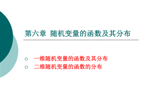 随机变量的函数及其分布课件.ppt