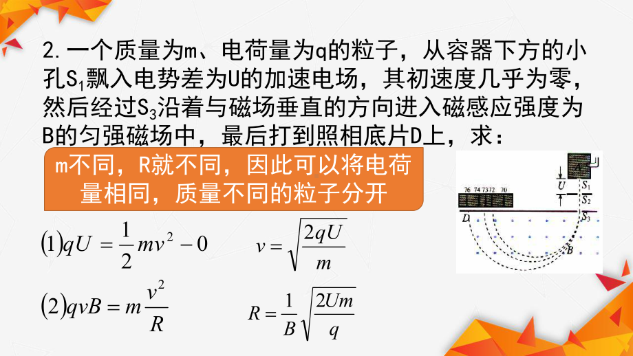 1.4质谱仪与回旋加速器ppt课件-（2019） 新人教版高中物理高二下学期选择性必修二.pptx_第3页