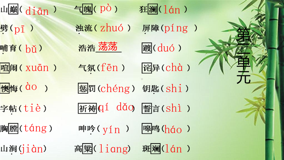 部编语文七年级下册字音字形复习.ppt课件.ppt_第3页