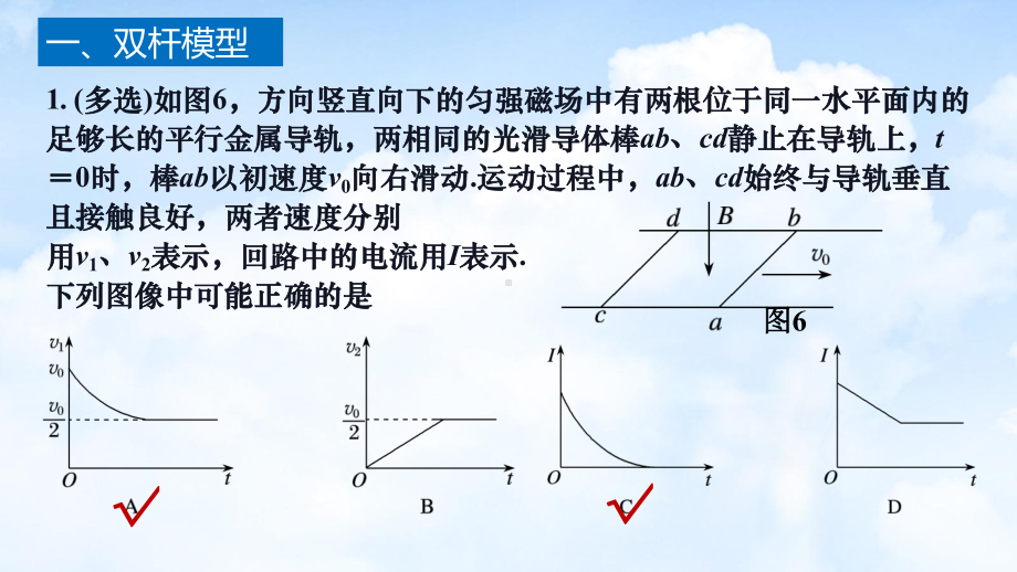 第二章专题《电磁感应中的综合问题-四种模型》ppt课件-（2019） 新人教版高中物理高二下学期选择性必修二.pptx_第2页