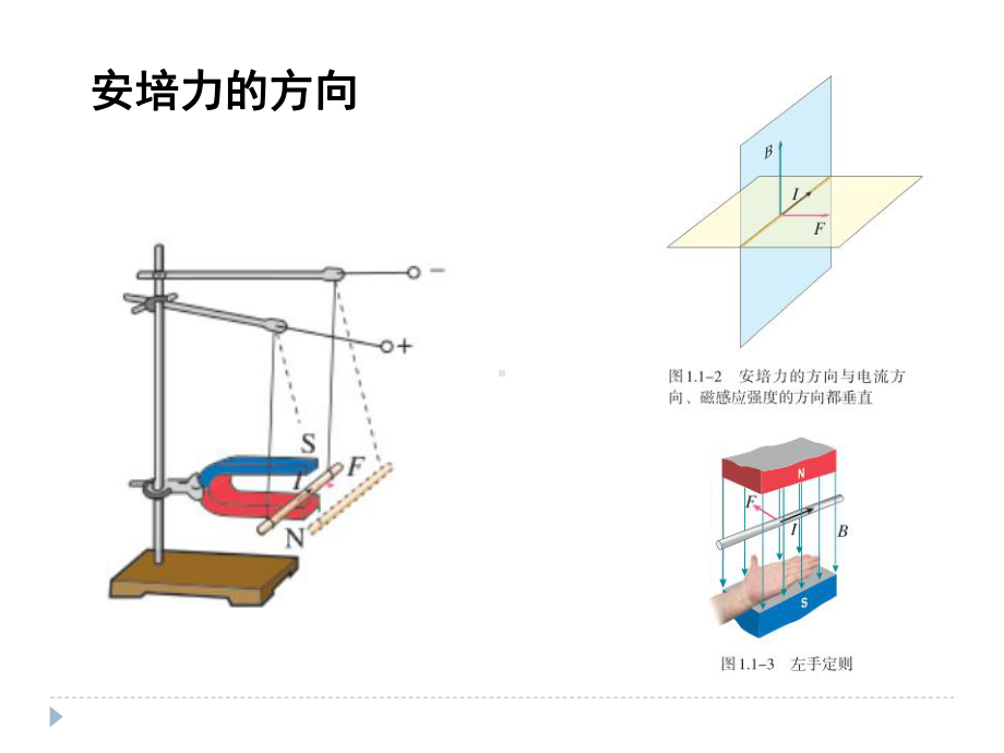 1.1磁场对通电导线的作用力ppt课件-（2019） 新人教版高中物理高二下学期选择性必修二(001).ppt_第3页