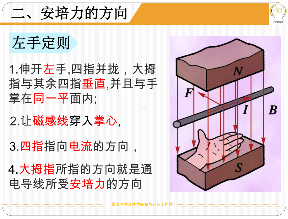 1.1磁场对通电导线的作用力ppt课件-（2019） 新人教版高中物理选择性必修二 (2).pptx_第3页