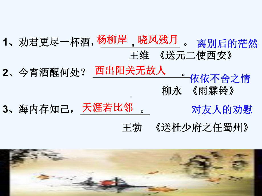 送别诗思想感情公开课课件.ppt_第3页