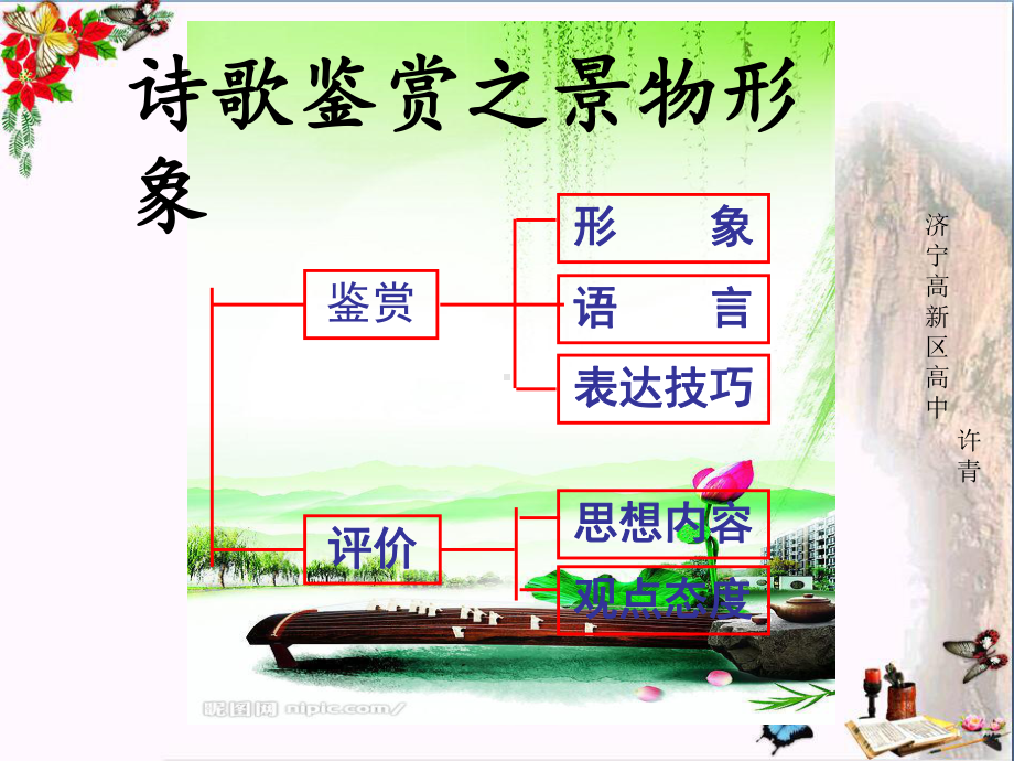 高考复习诗歌鉴赏之景物形象-PPT优秀课件.ppt_第1页