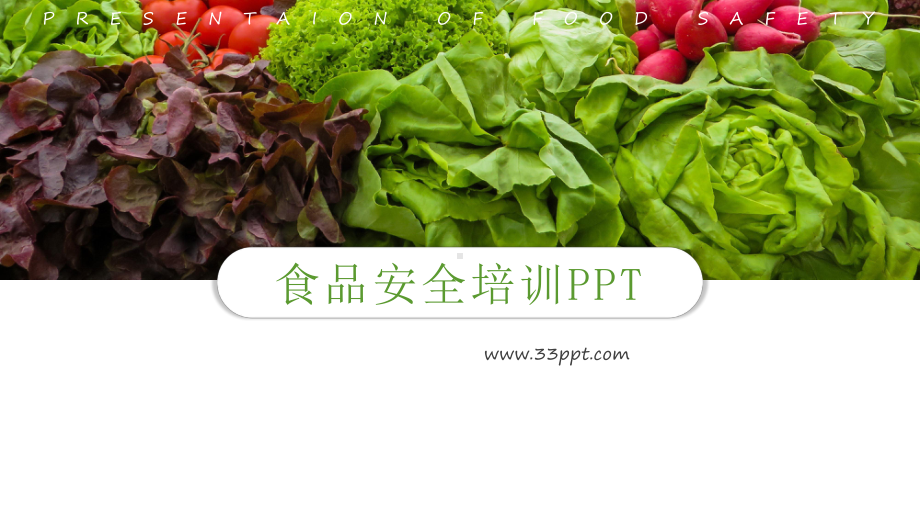 食品安全培训PPT模板课件.pptx_第1页