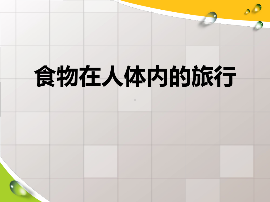 食物在人体内的旅行-人体的奥秘PPT精品教学课件.pptx_第1页