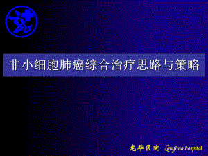 非小细胞肺癌综合治疗思路与策略课件.ppt