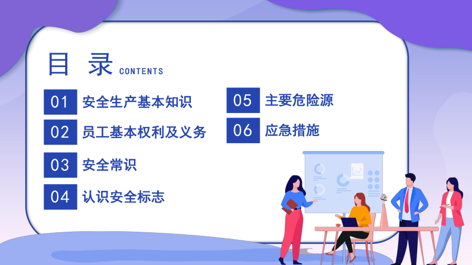 卡通风员工入职培训企业安全管理教育教学PPT课件.pptx_第2页