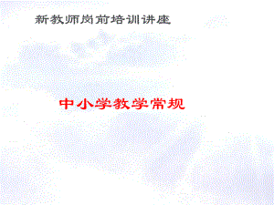 新教师岗前培训.ppt.ppt课件.ppt