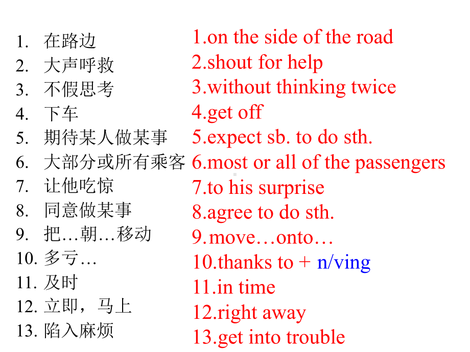 新人教版八年级下册英语第一单元短语和知识点总结精选课件.ppt_第2页