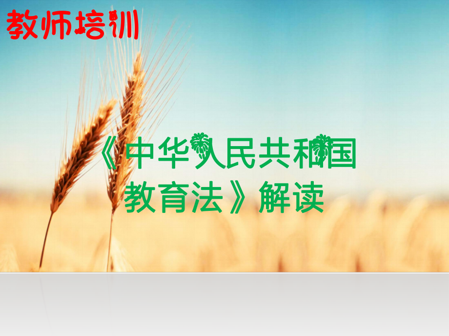 教育法解读方案课件.ppt_第1页