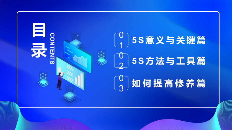 蓝色渐变商务办公室5S管理制度课件PPT.pptx_第2页