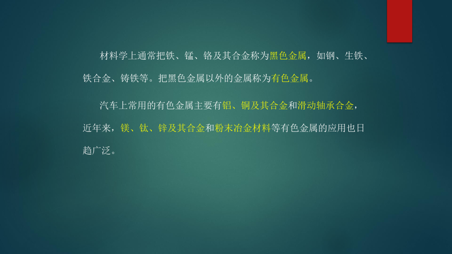 有色金属及其在汽车上的应用课件.pptx_第2页