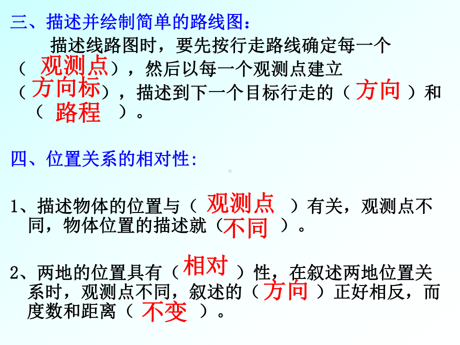 新人教版六年级上册位置与方向课件.ppt_第3页