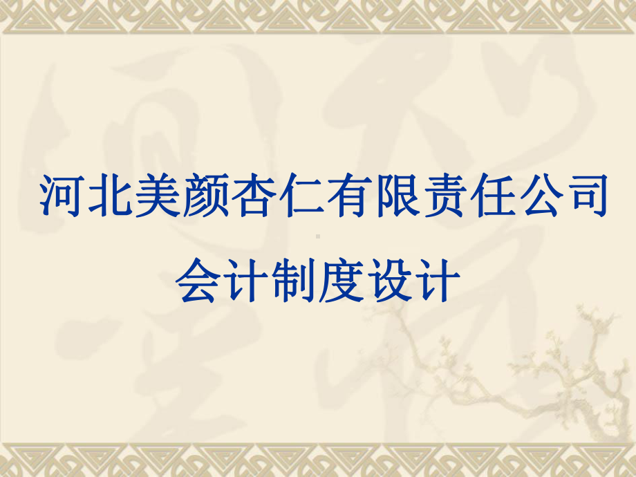 某公司会计制度设计案例(PPT62张)课件.ppt_第1页