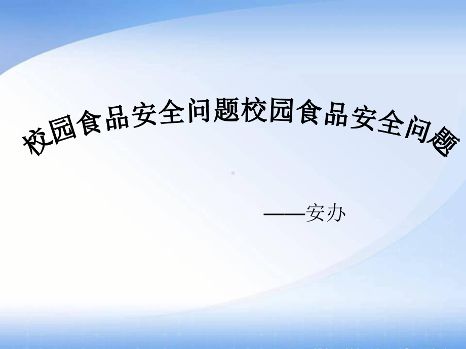 食品安全问题ppt课件主题班会2022年高中主题班会.ppt_第1页