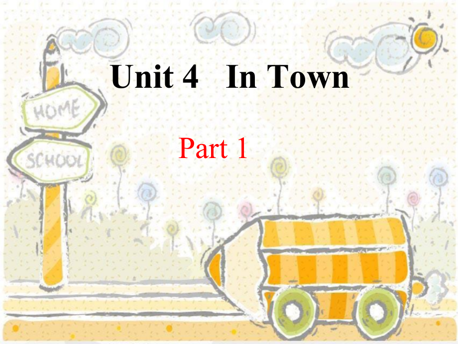 Unit 4 In town-Lesson 1-ppt课件-(含教案+音频)-县级公开课-外研剑桥版五年级下册(编号：2164b).zip