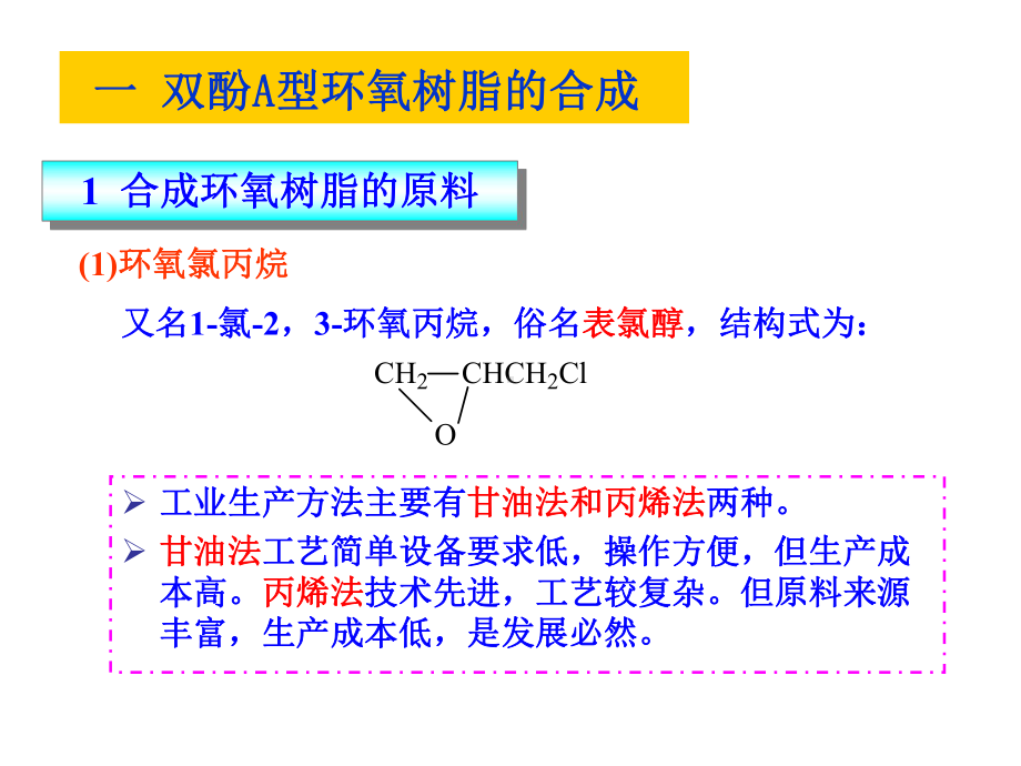 环氧树脂的生产工艺方案课件.ppt_第3页