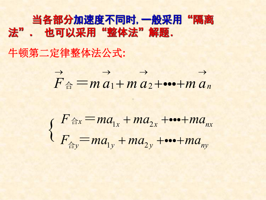 牛顿第二定律专题1连接体问题课件.ppt_第3页