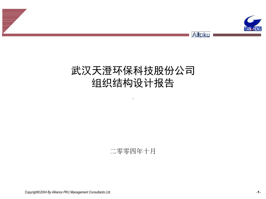 某环保科技股份公司组织结构设计报告课件.ppt_第1页