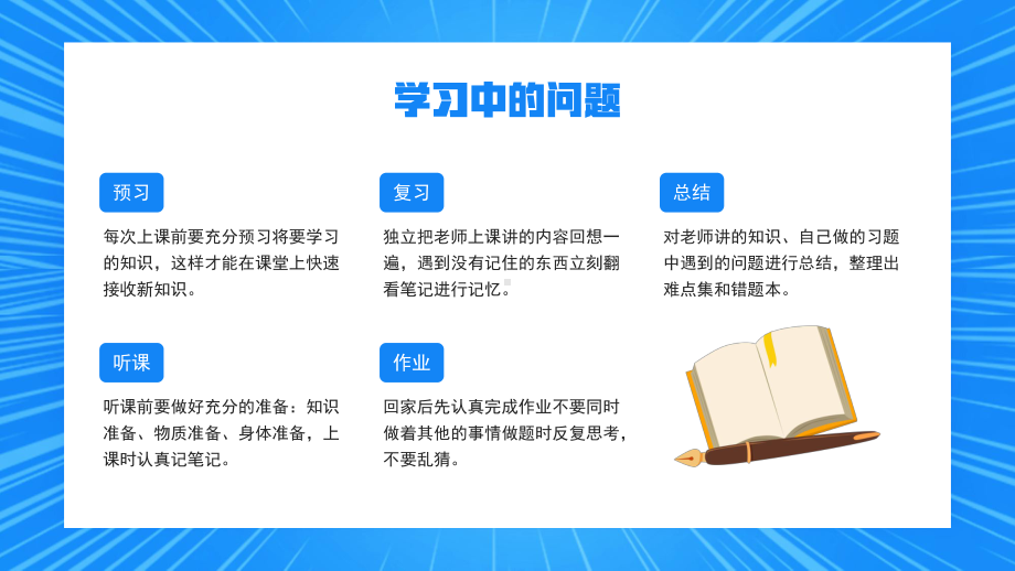 蓝色卡通风格找到正确方法提高学习效率知识培训PPT教学课件.pptx_第3页