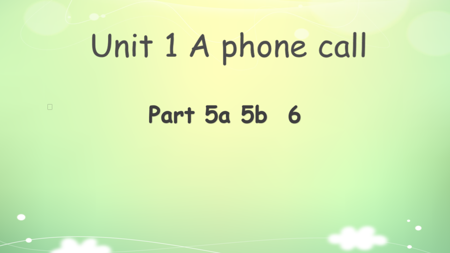 Unit 1 A phone call-Lesson 1-ppt课件-(含教案)--外研剑桥版五年级下册(编号：a005a).zip