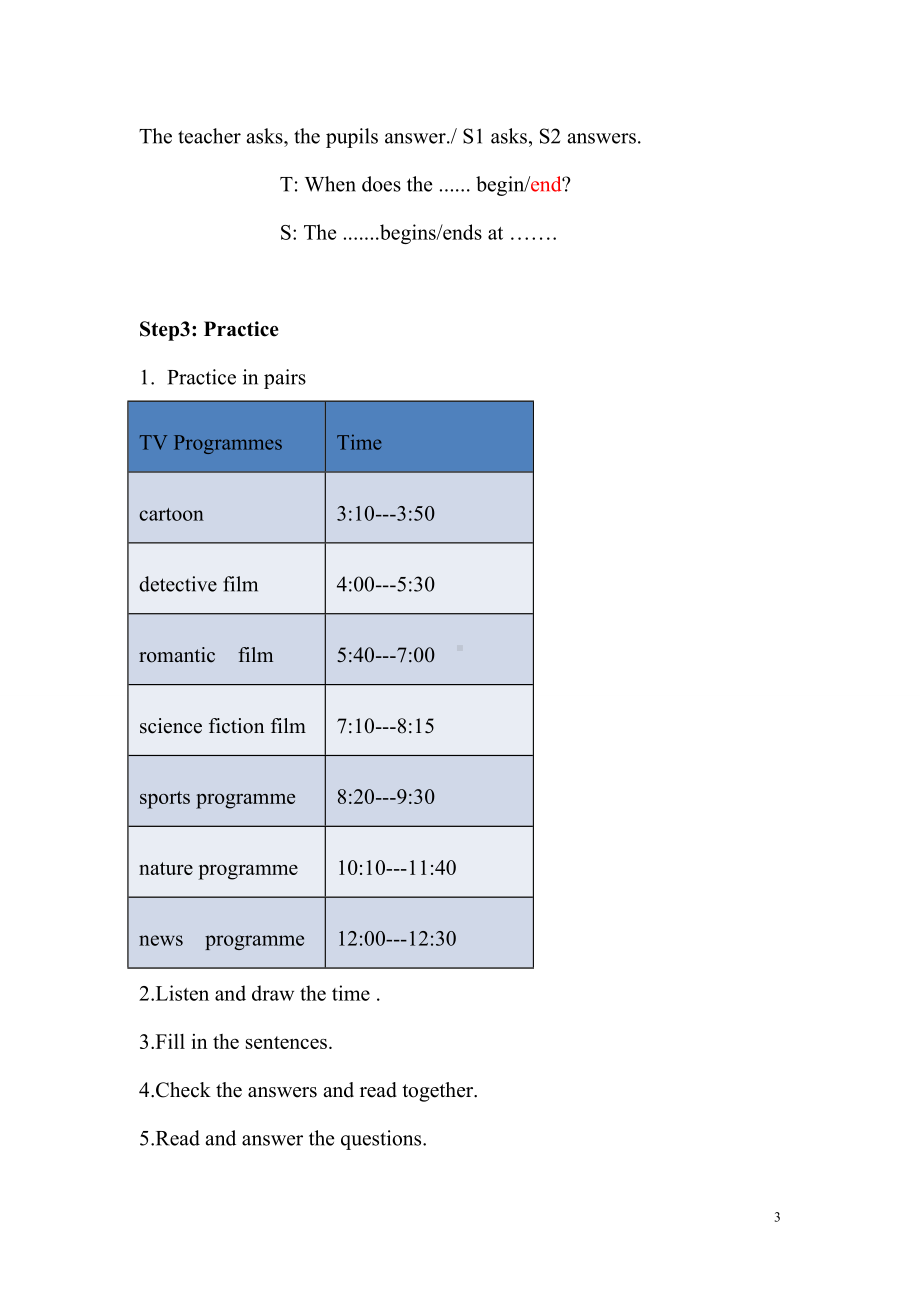 Unit 3 Television-Lesson 2-教案、教学设计-省级公开课-外研剑桥版五年级下册(配套课件编号：92364).doc_第3页