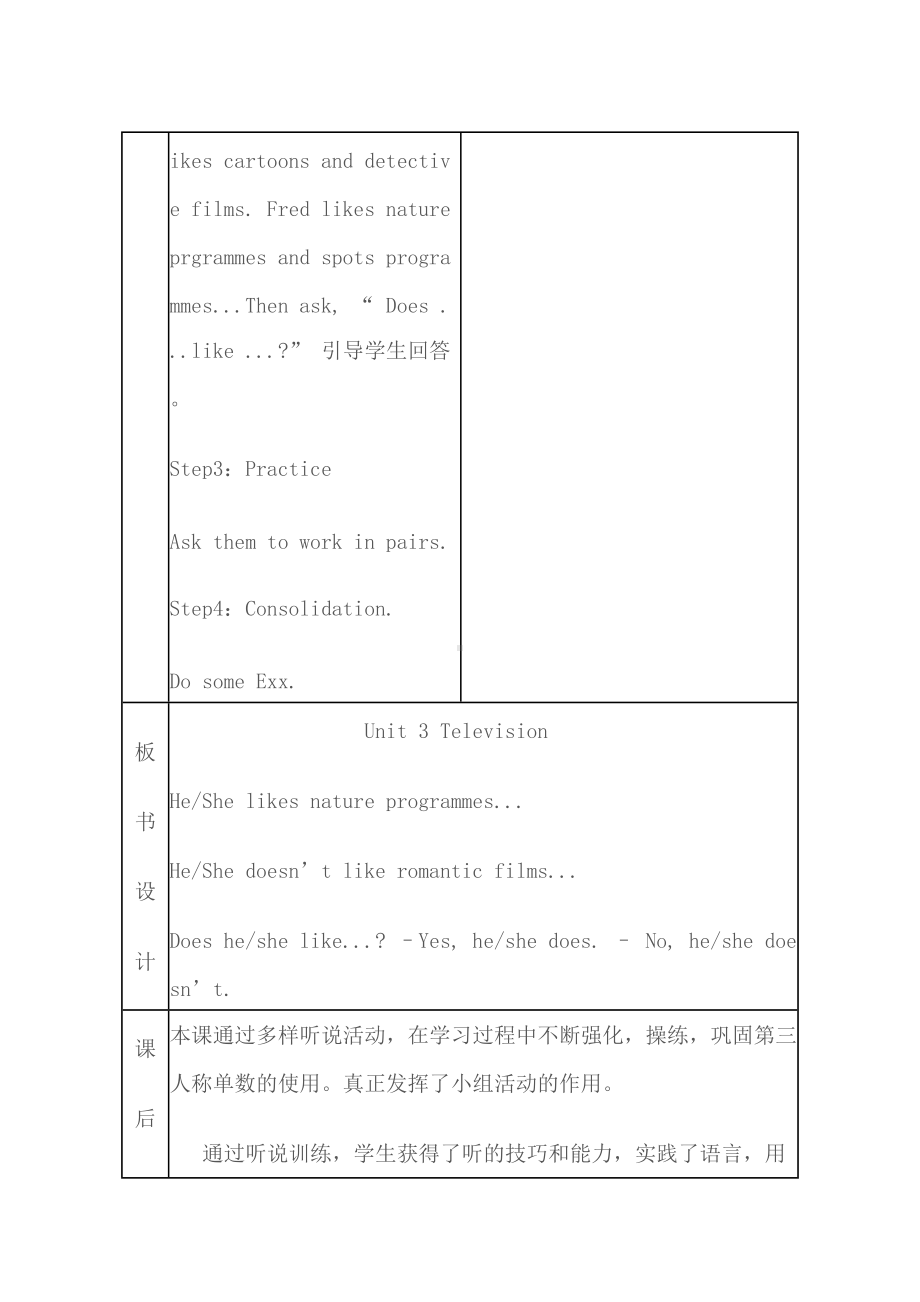 Unit 2 Life in the Arctic-Lesson 3-教案、教学设计-市级公开课-外研剑桥版五年级下册(配套课件编号：3102e).doc_第3页