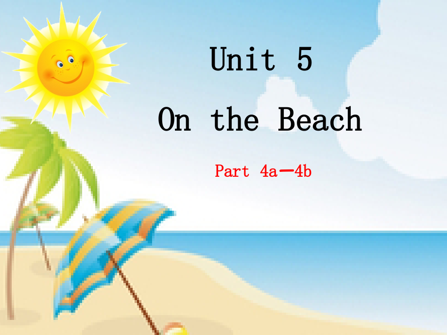 Unit 5 On the beach-Lesson 3-ppt课件-(含教案+音频)--外研剑桥版五年级下册(编号：811be).zip