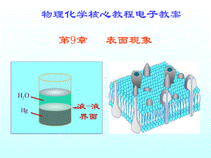 物理化学核心教程09-表面现象选编课件.ppt