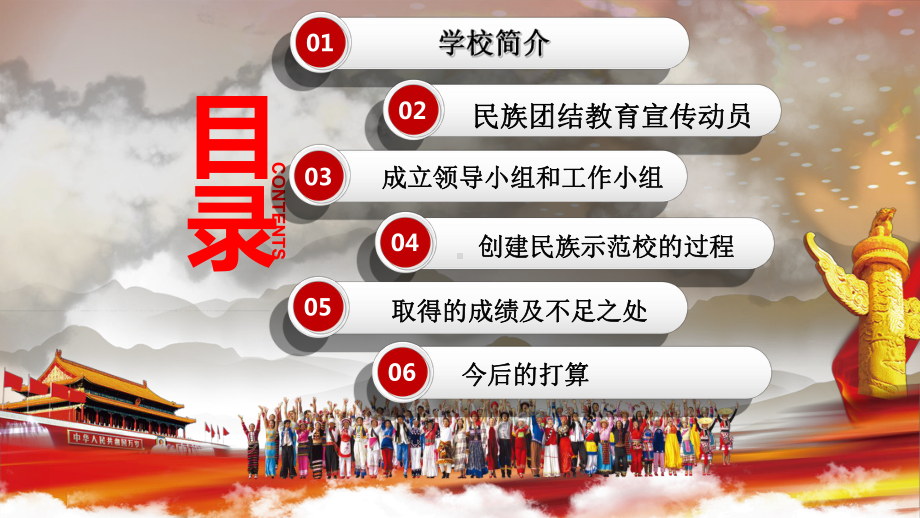 民族团结汇报材料PPT1课件.ppt_第2页