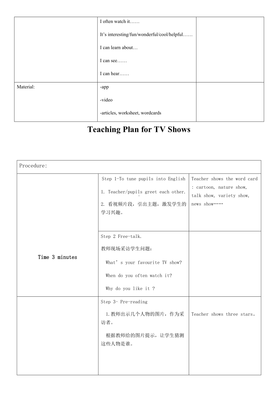 Unit 3 Television-Lesson 3-教案、教学设计-县级公开课-外研剑桥版五年级下册(配套课件编号：c0167).docx_第2页