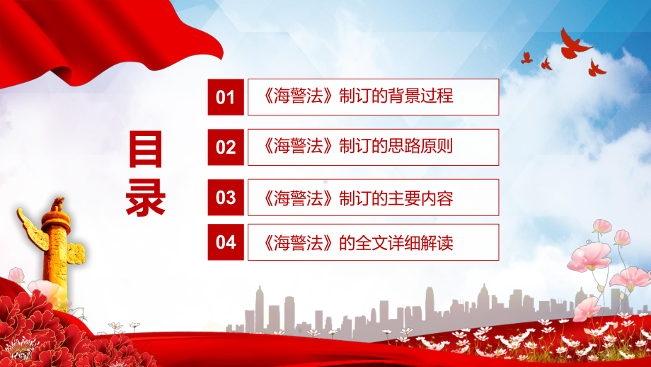 中国海警局履行职责的法律依据2021年新修订的《海警法》实用PPT教学课件.pptx_第3页