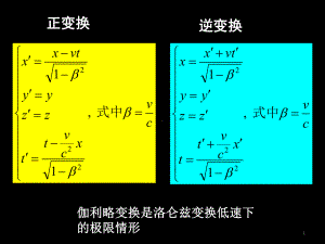 狭义相对论第二讲课件.ppt