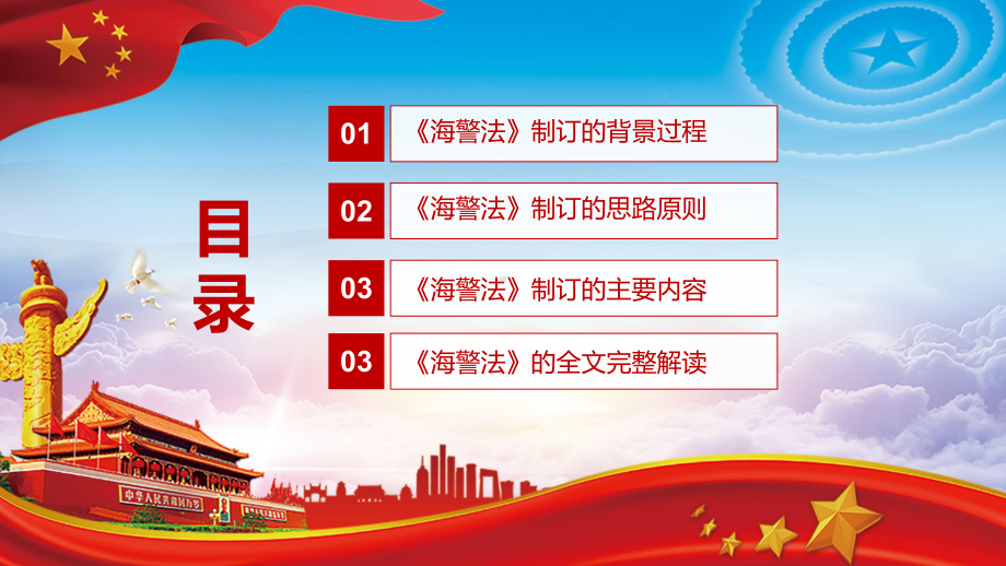 海上维权执法体制的调整和改革2021年新修订的《海警法》教学PPT课件.pptx_第3页