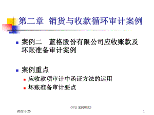 款及坏账准备审计案例案例重点应收款项审计中函证方法的课件.ppt