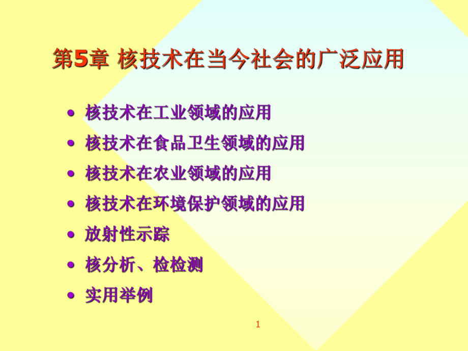 核技术在当今社会的广泛应用课件.ppt_第1页