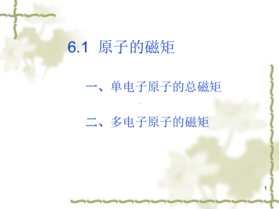 第六章磁场中的原子课件.ppt_第1页