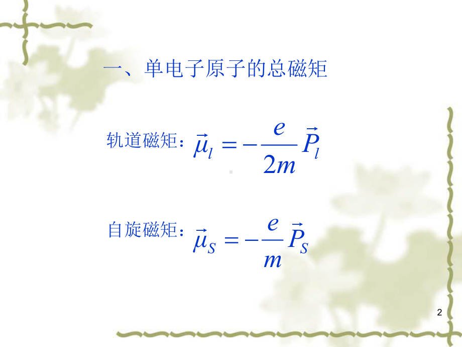 第六章磁场中的原子课件.ppt_第2页