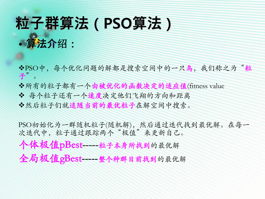 第九章解连续性优化问题的粒子群优化算法课件.ppt_第3页