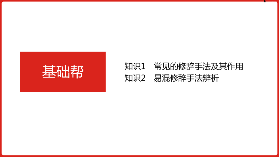 2023届老高考语文一轮复习 专题十二 正确使用常见的修辞手法.pptx_第3页