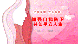 安全加强自我防卫共创平安人生防性侵害通用图文PPT教学课件.pptx