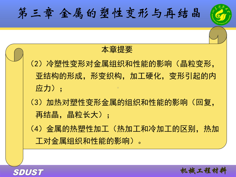 第三章金属的塑性变形与再结晶课件.ppt_第1页