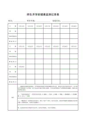 中小学师生健康监测记录表(14).xlsx