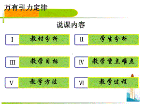 万有引力定律说课课件.ppt